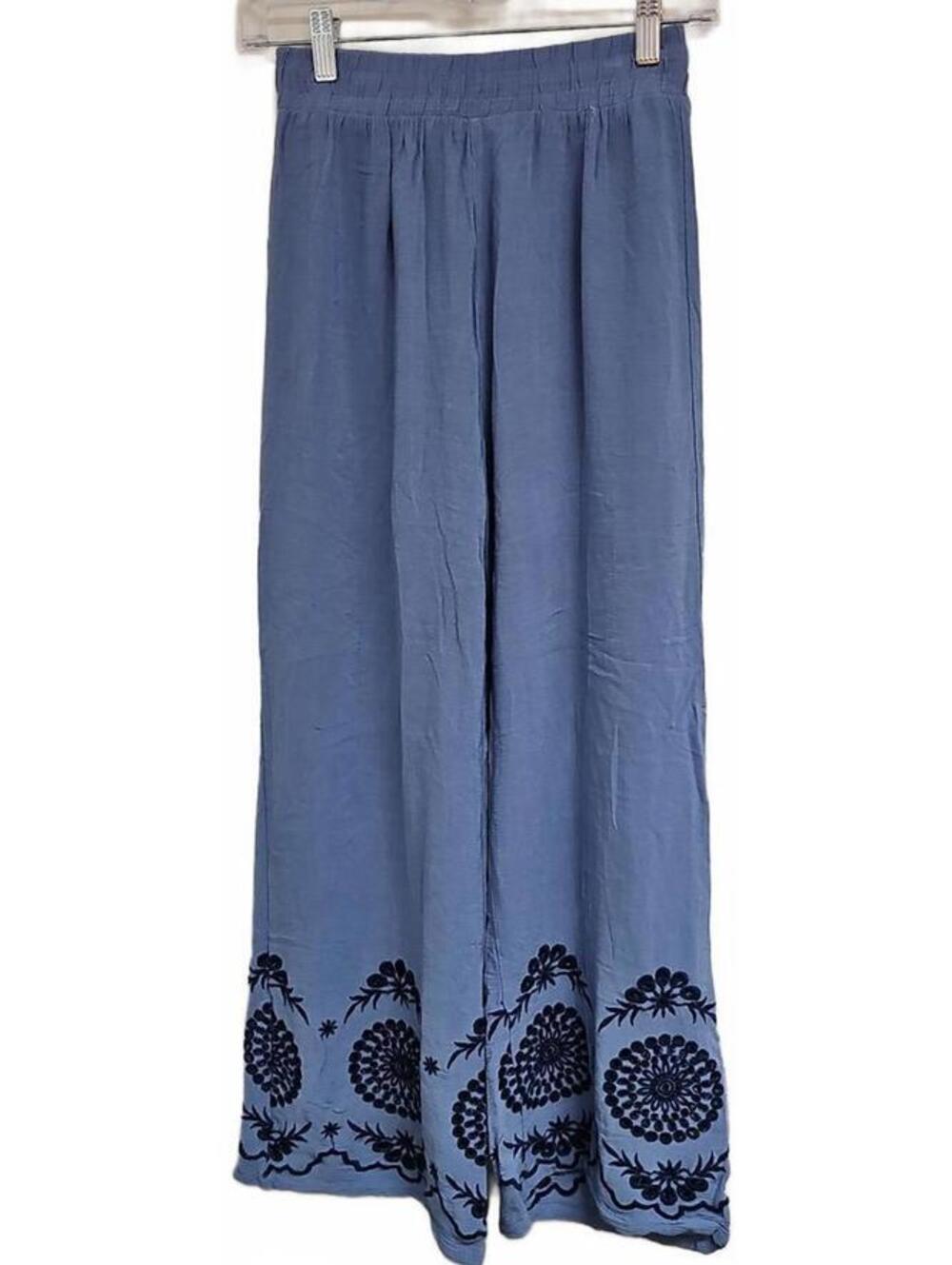 Liv Los Angeles boho embroidered pants size S